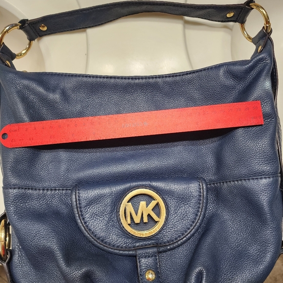 Navy Michael Kors Purse - Picture 3 of 7